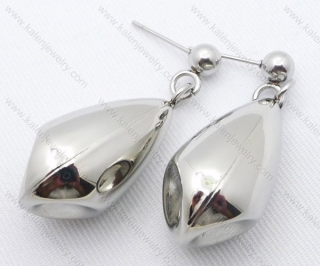 Wholesale Silver Plated Exotic Stainless Steel Olive Cartoon Earrings - KJE050308