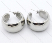 Wholesale Exotic Stainless Steel Cartoon Earrings in Moon Shaped - KJE050478