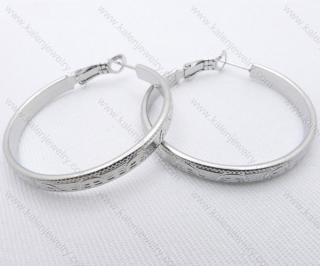 Wholesale Stainless Steel Line Earrings - KJE050633