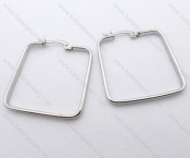 Wholesale Stainless Steel Line Earrings - KJE050648