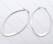 Wholesale Stainless Steel Line Earrings - KJE050658
