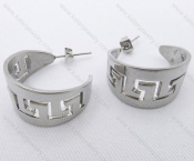 Wholesale Stainless Steel Line Earrings - KJE050668
