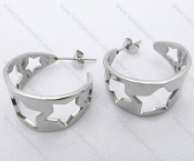 Wholesale Stainless Steel Line Earrings - KJE050669