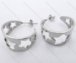 Wholesale Stainless Steel Line Earrings - KJE050669