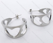 Wholesale Stainless Steel Line Earrings - KJE050672