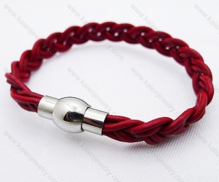 Stainless Steel Leather Bracelets - KJB030024