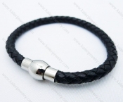 Stainless Steel Leather Bracelets - KJB030042