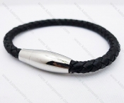 Stainless Steel Leather Bracelets - KJB030045