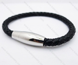 Stainless Steel Leather Bracelets - KJB030045