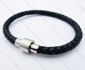 Stainless Steel Leather Bracelets - KJB030048