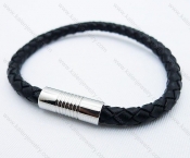 Stainless Steel Leather Bracelets - KJB030052