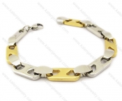 Stainless Steel Stamping Bracelets - KJB140012