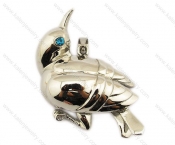 Stainless Steel Bird Pendant - KJP010053