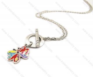 Stainless Steel Stamping Necklaces - KJN160001