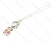Stainless Steel Stamping Necklaces - KJN160002