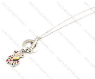 Stainless Steel Stamping Necklaces - KJN160002