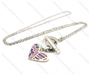 Stainless Steel Stamping Necklaces - KJN160005
