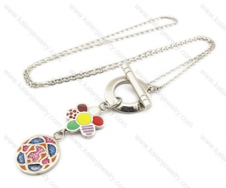 Stainless Steel Stamping Necklaces - KJN160006