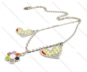 Stainless Steel Stamping Necklaces - KJN160007