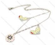Stainless Steel Stamping Necklaces - KJN160008
