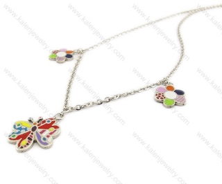 Stainless Steel Stamping Necklaces - KJN160009
