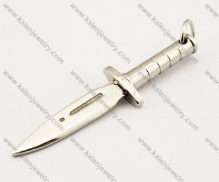 Stainless Steel Dagger Pendant - KJP140046