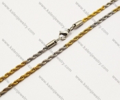 540 × 2 mm Stainless Steel Small Chain - KJN140017