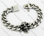Fashion Jewelry Stainless Steel Casting Heavy Metal Skull Bracelets - KJB170022