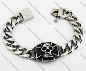Stainless Steel Casting Heavy Metal Skull Bracelets - KJB170027