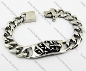 Stainless Steel Big & Heavy Bracelet For Men - KJB170028