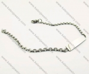 180 ×2.6mm Cheap Stainless Steel Bracelet For Men - KJB150002