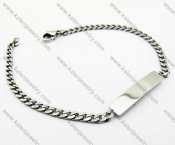 170 × 3mm Cheap Stainless Steel Bracelets - KJB150008