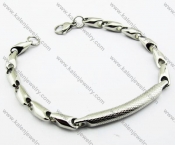 220 × 6mm Cheap Stainless Steel Casting Bracelets - KJB150011