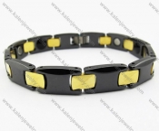 Kalen Golden & Black Ceramic Bracelets - KJB270088