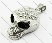 Stainless Steel Casting Smile Skull Pendants - KJP140083