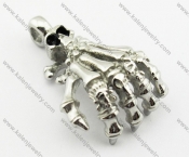 2012 Fashion Stainless Steel Skull Talon / Skeleton Hand Pendant KJP140090