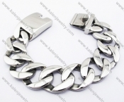 Stainless Steel Big & Heavy 316L Bracelet For Men - KJB200079