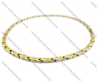 Stainless Steel Magnetic Necklaces - KJN250002