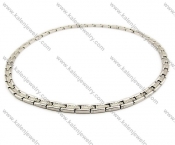 Stainless Steel Magnetic Necklaces - KJN250005