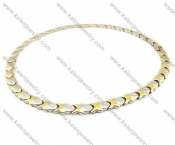 Stainless Steel Magnetic Necklaces - KJN250004