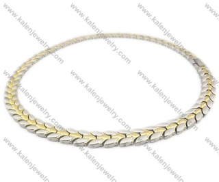 Stainless Steel Magnetic Necklaces - KJN250010