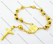 230 × 8 mm Stainless Steel Fashion Rosaries Bracelet - KJB100022