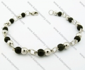 215 × 6 mm Stainless Steel Fashion Rosaries Bracelet - KJB100026