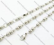 316L Stainless Steel Rosaries Jewelry Sets - KJS100008