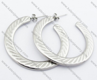 Stainless Steel Line Earrings - KJE050787