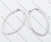 Stainless Steel Line Earrings - KJE050825