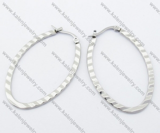 Stainless Steel Line Earrings - KJE050825