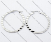Stainless Steel Line Earrings - KJE050826