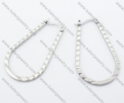 Stainless Steel Line Earrings - KJE050829