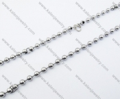 850×6mm Stainless Steel Stamping Necklaces - KJN150045